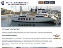 Tablet Screenshot of michelcharpentier.com